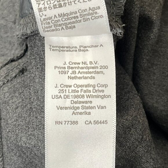 J Crew Gigi Pant Gray 16 Minimalist Curvy Formal Office Comfy Sleek Modern - Picture 9 of 11